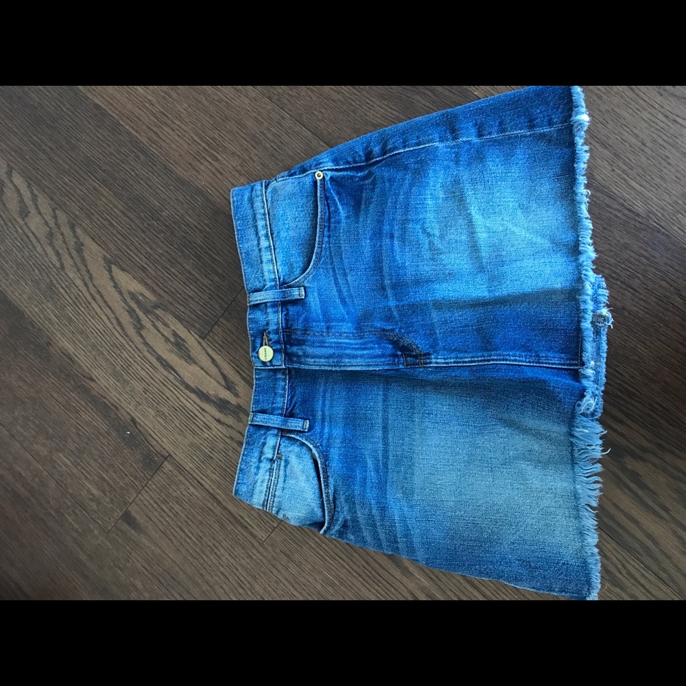 New Frame denim skirt size 25